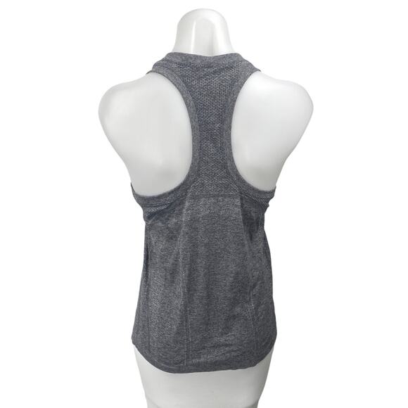 Athleta Women's Momentum Heather Gray Racerback Yoga Athletic Tank Top Size M - Picture 2 of 3